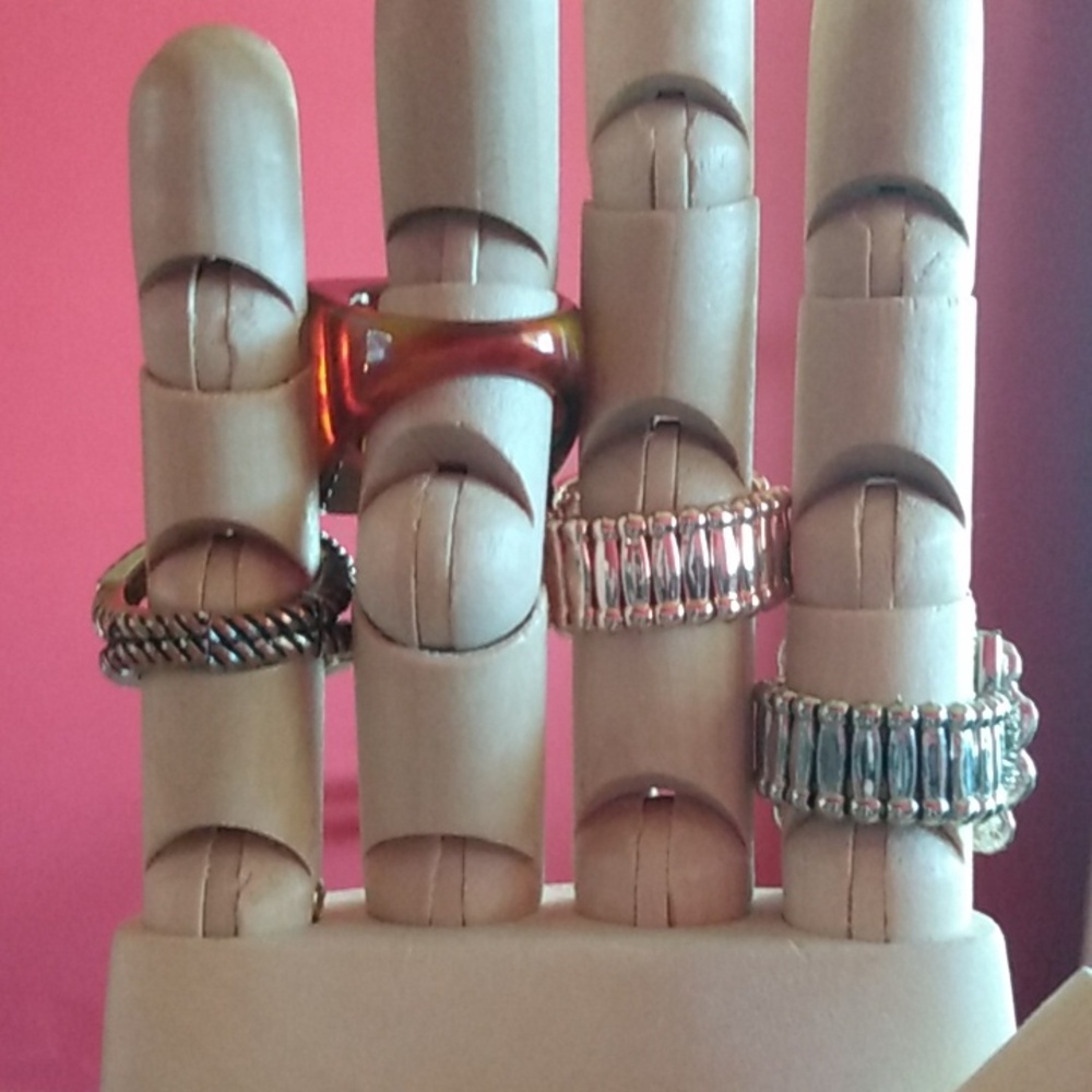 6/$20 Stretchy Rings - Picture 4 of 4